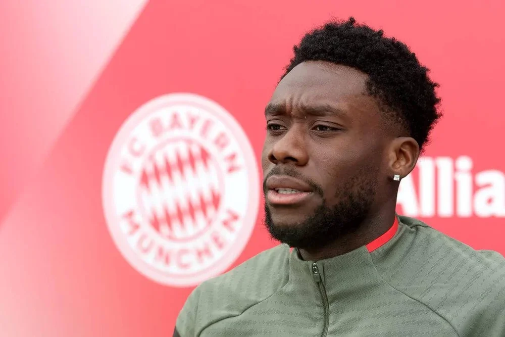 Alphonso Davies of Bayern Munich and Canada