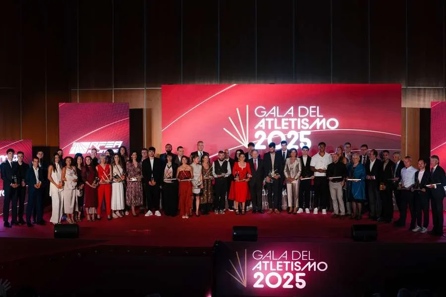 Todos los premiados en la Gala del Atletismo Español